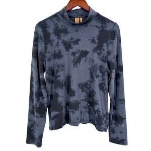 INDYEVA Marta Womens Medium Long Sleeve Mock Neck Blouse Shirt Top Cozy Winter